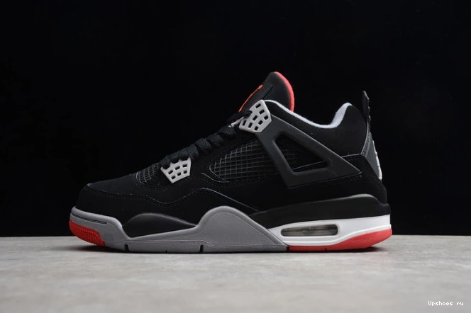   4 Black Retro Cement Jordan 308497-089 0730